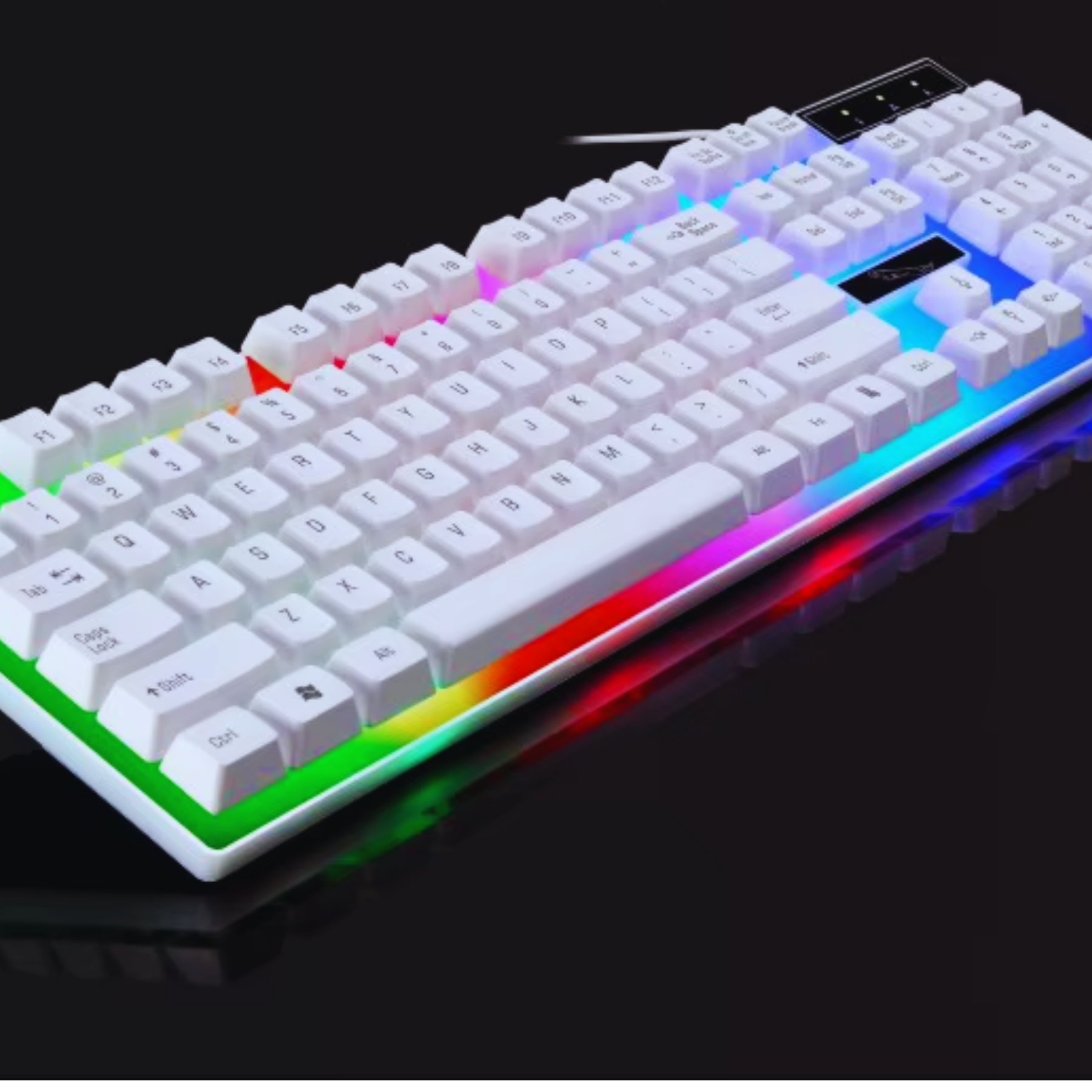 Teclado RGB BLANCO Y NEGRO